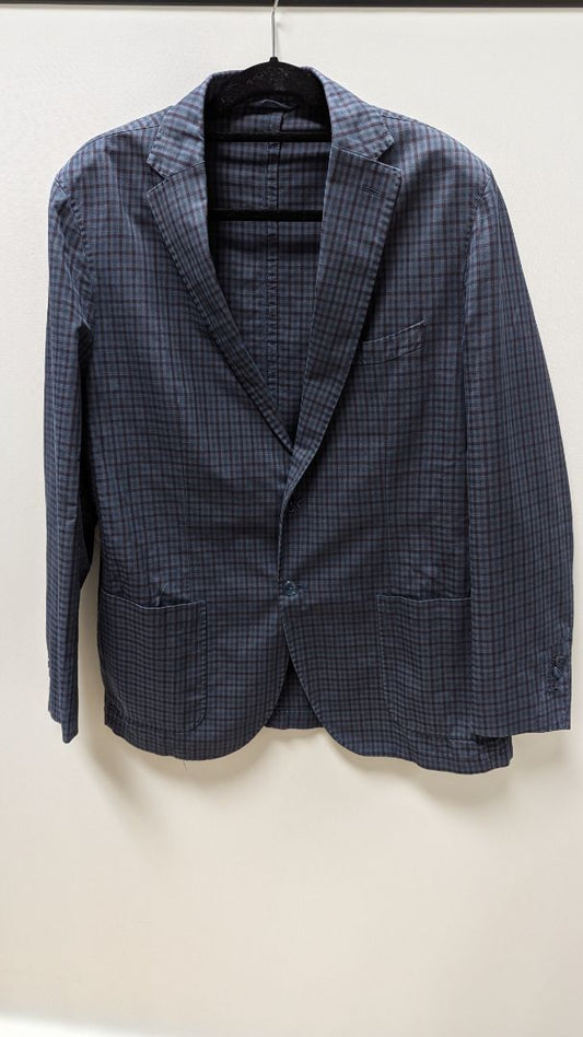 L.B.M 1911 Men's Faded Navy/Red 2-Button Blazer