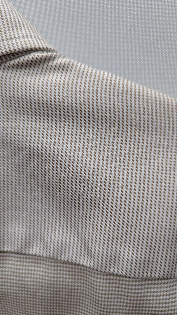 Stenstroms Ivory Patterned Long-Sleeve Button-Down Shirt