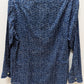 Xacus Navy Circular Print "Evolution Fit" Button-Down Shirt