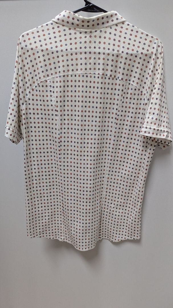 DESOTO Ivory "JT's Jersey Shirt" Button-Down Shirt