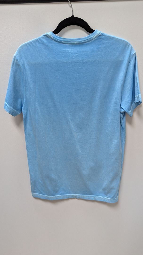 Georg Roth LA Light Blue V-Neck Pima Cotton T-Shirt