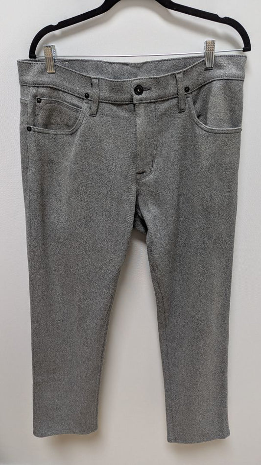Hudson Grey Men's Blake Slim Straight Zip Fly Pants