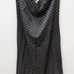 Old Navy Black/White Polka-Dot Cross-Back Strappy Dress
