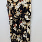 Anne Klein Black Multicolor Floral Maxi Dress
