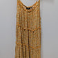 mlle gabrielle Orange/Yellow Floral Halter-Neck Dress