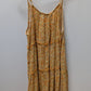 mlle gabrielle Orange/Yellow Floral Halter-Neck Dress