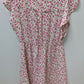 monteau Los Angeles White/Pink Floral Flared Dress