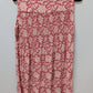 Knox Rose Pink/White Floral Sleeveless Button-Down Dress