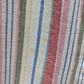 Old Navy Ivory/Multicolor Striped Linen Button-Down Dress