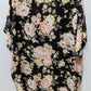 twelvemonths Black/Pink Floral Kimono Overpiece
