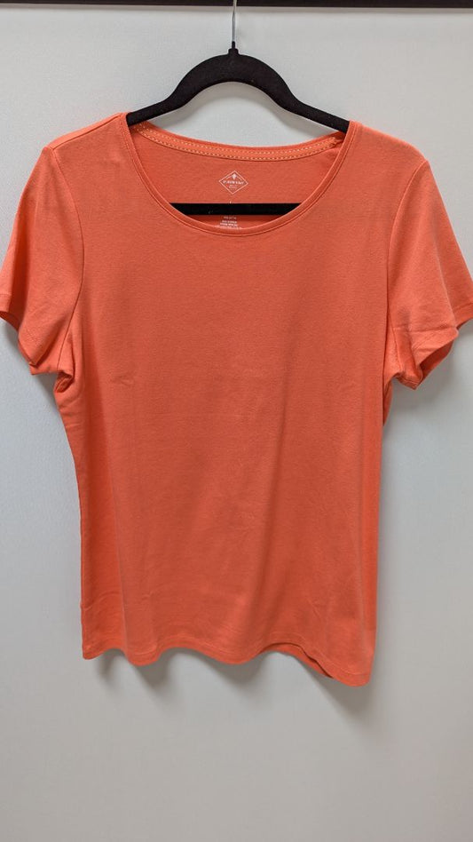 St. John's Bay Orange "Essential Tee" T-Shirt