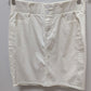 APT. 9 White 2-Button Denim Skirt