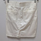 APT. 9 White 2-Button Denim Skirt