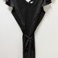 WHBM Black Ruffle-Sleeve Wide-Leg Jumpsuit