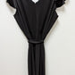 WHBM Black Ruffle-Sleeve Wide-Leg Jumpsuit