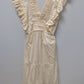 Strut & Bolt Beige Sleeveless Cotton Peasant Maxi Dress