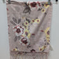 We Care Light Lavender Floral Tassel-Fringe Scarf