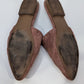 Steve Madden Pink Quilted Faux-Suede Mules