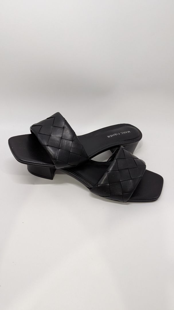 Marc Fisher Black Casper Open-Toe Sandals