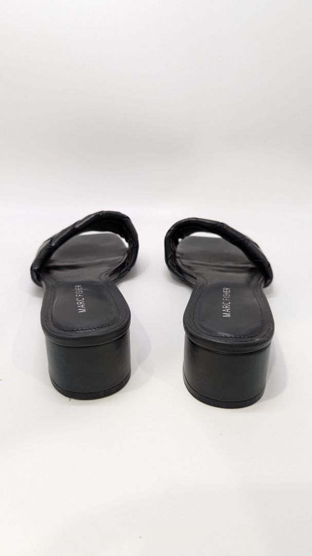 Marc Fisher Black Casper Open-Toe Sandals