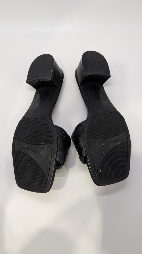 Marc Fisher Black Casper Open-Toe Sandals