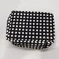 In Chic Black/White Printed Zippered Travel Pouch
