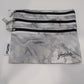 Yorkdale Grey/Black Marbled 3-Pocket Zippered Pouch