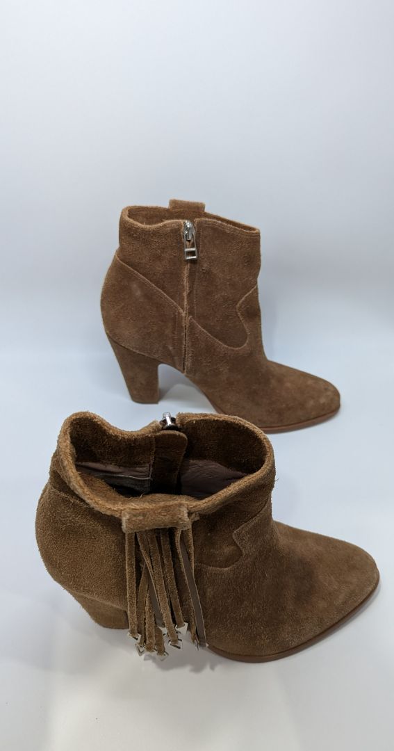 Kate Bosworth x Matisse Brown Emma Suede Tassel Boot