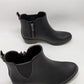 Lucky Brand Black Rubber Ankle Boots