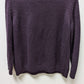 Karen Scott Purple 3-Button Pullover Sweater
