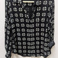 velvet by Graham & Spencer Black/White Printed Button-Down Shirt
