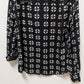 velvet by Graham & Spencer Black/White Printed Button-Down Shirt