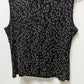Ronni Nicole by Ouida Black/Silver Sleeveless Glitter Blouse