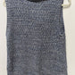 westbound Heather Navy Sleeveless Cardigan Sweater