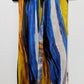 Paris Hues Blue/Yellow Striped Draped Vest