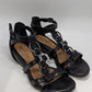 Montana Black/Silver Racine Strappy Sandals