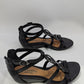 Montana Black/Silver Racine Strappy Sandals