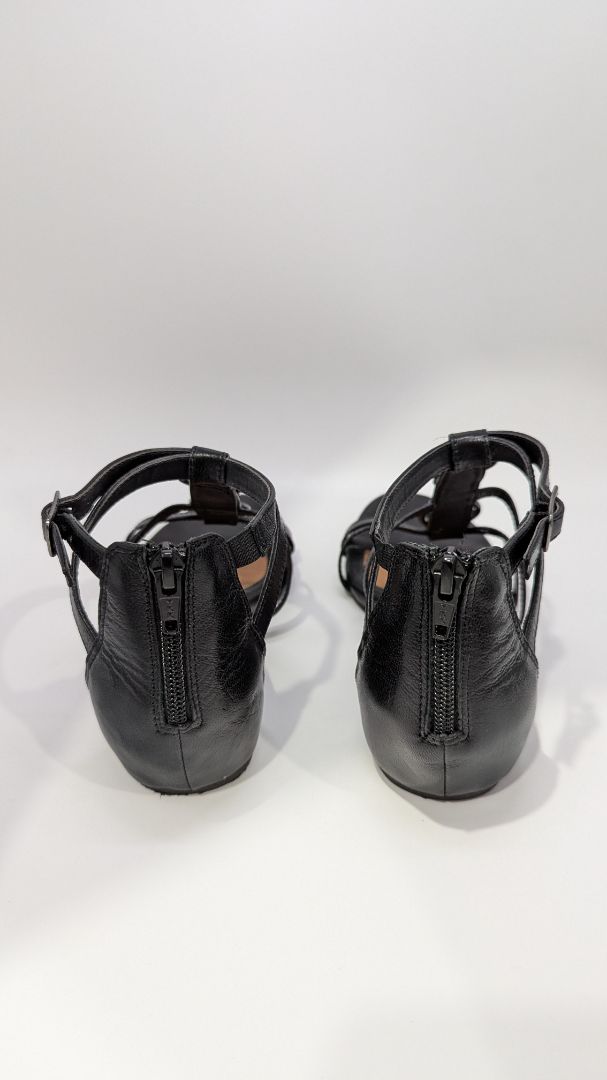 Montana Black/Silver Racine Strappy Sandals