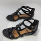 Montana Black/Silver Racine Strappy Sandals
