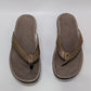 Chaco Brown/Tan Classic Leather Flip-Flop Sandals