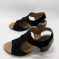 Montana Black Magnolia Strappy Block Heeled Sandals