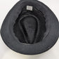 Black Sheer Knit Fedora Hat