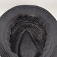 Black Sheer Knit Fedora Hat