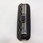 Black/Silver Rhinestone Crossbody Clutch Purse