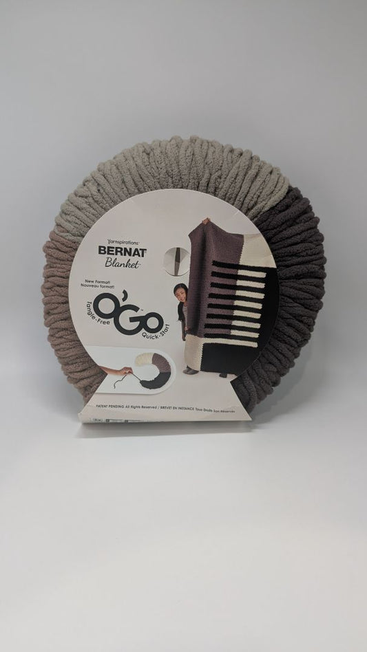 Bernat Toasted Almond O'Go Blanket Super Bulky Yarn
