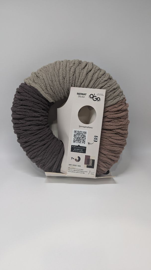 Bernat Toasted Almond O'Go Blanket Super Bulky Yarn