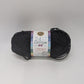 Lion Brand Caviar Black 24/7 Cotton DK Light Yarn