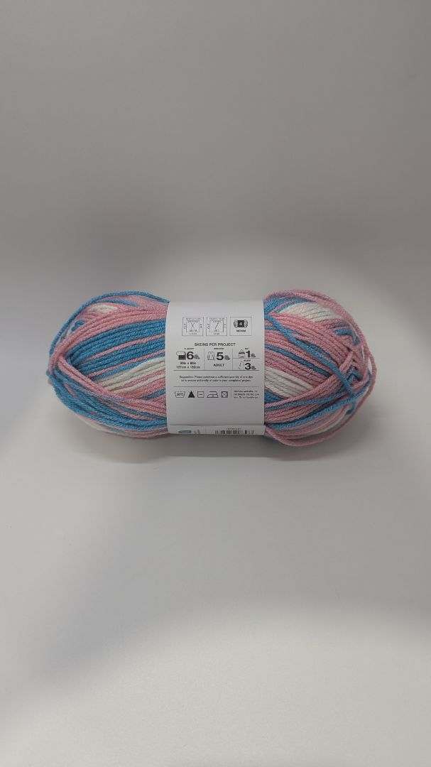 Big Twist Life Pink/Blue Anti-Pilling Medium Yarn