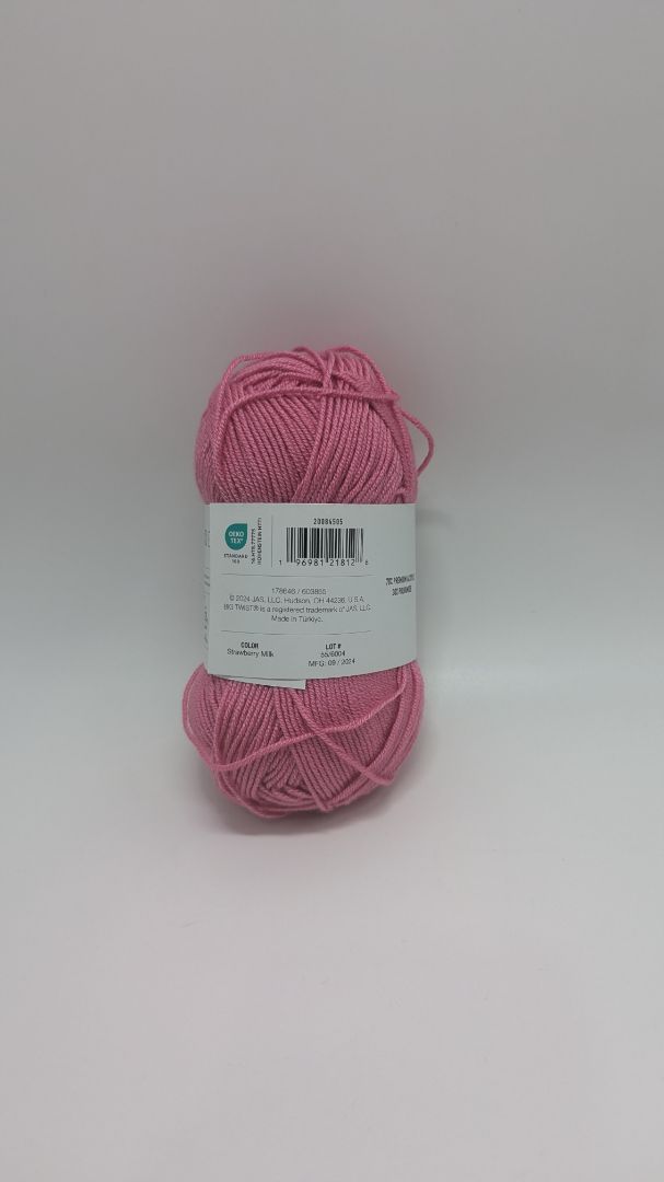 Big Twist Strawberry Milk Amigurumi Fine Yarn