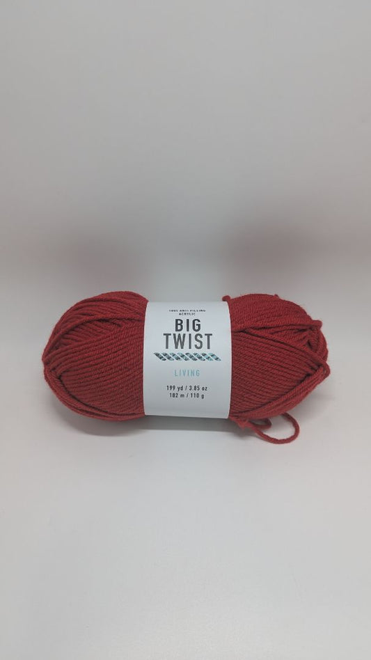Big Twist Really Red Living Anti-Pilling Medium Yarn